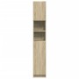 Armario baño madera contrachapada color roble 32x25,5x190 cm de , Muebles de baño - Ref: Foro24-849606, Precio: 67,00 €, Desc...