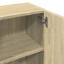 Armario baño madera contrachapada color roble 32x25,5x190 cm de , Muebles de baño - Ref: Foro24-849606, Precio: 67,00 €, Desc...