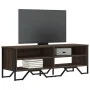 Mueble de TV madera de ingeniería marrón roble 122x34x41 cm de , Muebles TV - Ref: Foro24-848573, Precio: 59,25 €, Descuento: %