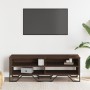 Mueble de TV madera de ingeniería marrón roble 122x34x41 cm de , Muebles TV - Ref: Foro24-848573, Precio: 60,02 €, Descuento: %