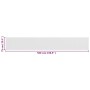 Toldo para balcón HDPE blanco 75x500 cm de vidaXL, Sombrillas - Ref: Foro24-310862, Precio: 18,74 €, Descuento: %