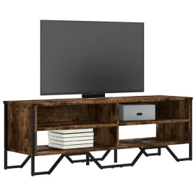 Mueble de TV madera de ingeniería roble ahumado 122x34x41 cm de , Muebles TV - Ref: Foro24-848571, Precio: 59,57 €, Descuento: %