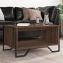 Mesa de centro madera de ingeniería marrón roble 75x51x40 cm de , Mesas de centro - Ref: Foro24-848488, Precio: 51,39 €, Desc...
