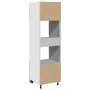 Armario de microondas contrachapada color roble 60x57x207 cm de , Armarios de cocina - Ref: Foro24-849627, Precio: 211,36 €, ...