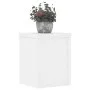 Plant stands 2 units engineered wood white 10x10x18 cm by , Pot stands - Ref: Foro24-852888, Price: 25,81 €, Discount: %
