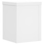 Soportes de plantas 2 uds madera ingeniería blanco 10x10x18 cm de , Soportes para macetas - Ref: Foro24-852888, Precio: 27,90...