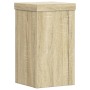Soportes de plantas 2 uds madera roble Sonoma 10x10x18 cm de , Soportes para macetas - Ref: Foro24-852881, Precio: 16,29 €, D...