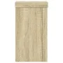 Soportes de plantas 2 uds madera roble Sonoma 10x10x18 cm de , Soportes para macetas - Ref: Foro24-852881, Precio: 18,63 €, D...
