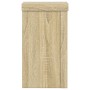 Soportes de plantas 2 uds madera roble Sonoma 10x10x18 cm de , Soportes para macetas - Ref: Foro24-852881, Precio: 16,29 €, D...