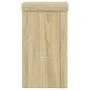 Soportes de plantas 2 uds madera roble Sonoma 10x10x18 cm de , Soportes para macetas - Ref: Foro24-852881, Precio: 18,63 €, D...
