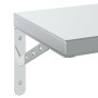 Estantes de pared 2 uds acero inoxidable plateado 50x23,5 cm de , Estantes y estanterías - Ref: Foro24-3214510, Precio: 53,99...