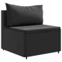 Gartensofa-Set und Kissen, 10-teilig, aus schwarzem Kunststoff-Rattan. von , Gartensets - Ref: Foro24-3308411, Preis: 734,20 ...
