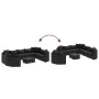 Set de sofás de jardín y cojines 10 pzas ratán sintético negro de , Conjuntos de jardín - Ref: Foro24-3308411, Precio: 734,20...