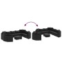 Set de sofás de jardín y cojines 10 pzas ratán sintético negro de , Conjuntos de jardín - Ref: Foro24-3308411, Precio: 712,11...