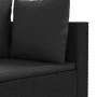 Set de sofás de jardín y cojines 10 pzas ratán sintético negro de , Conjuntos de jardín - Ref: Foro24-3308411, Precio: 734,20...