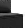 Gartensofa-Set und Kissen, 10-teilig, aus schwarzem Kunststoff-Rattan. von , Gartensets - Ref: Foro24-3308411, Preis: 734,20 ...