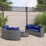 Set de sofás de jardín 7 pzas con cojines ratán sintético gris de , Conjuntos de jardín - Ref: Foro24-3308439, Precio: 457,92...