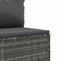 Set de sofás de jardín 4 pzas y cojines ratán sintético gris de , Conjuntos de jardín - Ref: Foro24-3308362, Precio: 250,78 €...