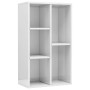 Estantería/Aparador contrachapada blanco brillo 50x25x80 cm de vidaXL, Librerías y estanterías - Ref: Foro24-800168, Precio: ...