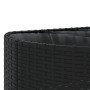 Set de sofás de jardín 7 pzas con cojines ratán sintético negro de , Conjuntos de jardín - Ref: Foro24-3308432, Precio: 490,3...