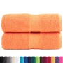 Toallas 2 unidades 100% algodón naranja 30x30 cm 600 gsm de , Toallas - Ref: Foro24-137371, Precio: 11,43 €, Descuento: %