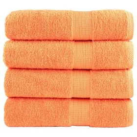 Toallas de baño 4 uds 100% algodón verde 100x150 cm 600 gsm de , Toallas - Ref: Foro24-137384, Precio: 79,12 €, Descuento: %