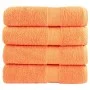Toallas de baño 4 uds 100% algodón verde 100x150 cm 600 gsm de , Toallas - Ref: Foro24-137384, Precio: 79,12 €, Descuento: %