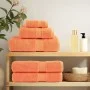 Toallas de sauna 2 uds 100% algodón naranja 80x100 cm 600 gsm de , Toallas - Ref: Foro24-137386, Precio: 45,83 €, Descuento: %