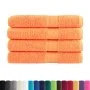 Toallas premium 4 uds 100% algodón naranja 100x200 cm 600 gsm de , Toallas - Ref: Foro24-137390, Precio: 99,39 €, Descuento: %