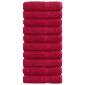 Toallas de baño 10 uds 100% algodón verde 100x150 cm 600 gsm de , Toallas - Ref: Foro24-137409, Precio: 169,63 €, Descuento: %