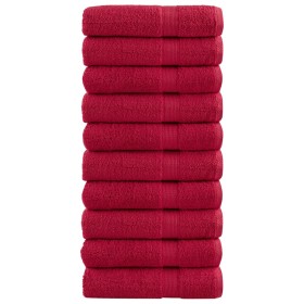 Toallas de baño 10 uds 100% algodón verde 100x150 cm 600 gsm de , Toallas - Ref: Foro24-137409, Precio: 172,68 €, Descuento: %