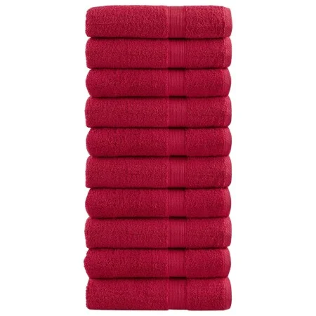 Toallas de baño 10 uds 100% algodón verde 100x150 cm 600 gsm de , Toallas - Ref: Foro24-137409, Precio: 169,63 €, Descuento: %