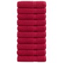 Toallas de baño 10 uds 100% algodón verde 100x150 cm 600 gsm de , Toallas - Ref: Foro24-137409, Precio: 172,68 €, Descuento: %