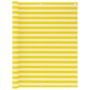 Toldo para balcón HDPE amarillo y blanco 120x500 cm de vidaXL, Sombrillas - Ref: Foro24-310882, Precio: 19,55 €, Descuento: %