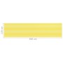 Toldo para balcón HDPE amarillo y blanco 120x500 cm de vidaXL, Sombrillas - Ref: Foro24-310882, Precio: 19,55 €, Descuento: %