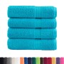Toallas de baño 4 uds 100% algodón verde 100x150 cm 600 gsm de , Toallas - Ref: Foro24-137456, Precio: 78,92 €, Descuento: %
