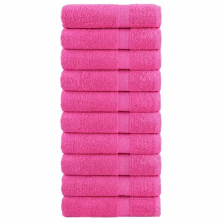 Toallas de ducha 10 uds 100% algodón rosa 70x140 cm 600 gsm de , Toallas - Ref: Foro24-137526, Precio: 109,99 €, Descuento: %