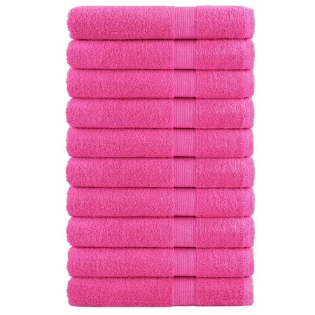 Toallas de sauna 10 uds 100% algodón rosa 80x100 cm 600 gsm de , Toallas - Ref: Foro24-137532, Precio: 178,97 €, Descuento: %