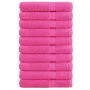 Toallas de sauna 10 uds 100% algodón rosa 80x100 cm 600 gsm de , Toallas - Ref: Foro24-137532, Precio: 178,97 €, Descuento: %