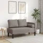 Chaiselongue-Sofa mit Kissen aus grauem Taupe-Stoff. von , Tagesbetten - Ref: Foro24-4007583, Preis: 161,09 €, Rabatt: %