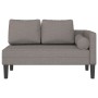 Sofá diván con cojines tela gris taupe de , Divanes - Ref: Foro24-4007583, Precio: 162,81 €, Descuento: %