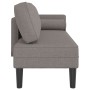 Sofá diván con cojines tela gris taupe de , Divanes - Ref: Foro24-4007583, Precio: 162,81 €, Descuento: %