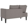 Sofá diván con cojines tela gris taupe de , Divanes - Ref: Foro24-4007583, Precio: 162,81 €, Descuento: %