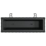 Jardineras con ganchos 2 unidades ratán sintético negro de , Maceteros y jardineras - Ref: Foro24-366401, Precio: 80,57 €, De...