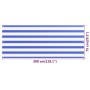 Toldo para balcón HDPE azul y blanco 75x300 cm de vidaXL, Sombrillas - Ref: Foro24-310884, Precio: 13,88 €, Descuento: %