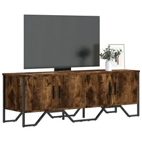 Mueble de TV madera de ingeniería roble ahumado 122x34x41 cm de , Muebles TV - Ref: Foro24-848586, Precio: 65,95 €, Descuento: %