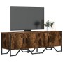 Mueble de TV madera de ingeniería roble ahumado 122x34x41 cm de , Muebles TV - Ref: Foro24-848586, Precio: 66,85 €, Descuento: %