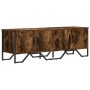Mueble de TV madera de ingeniería roble ahumado 122x34x41 cm de , Muebles TV - Ref: Foro24-848586, Precio: 66,85 €, Descuento: %