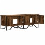 Mueble de TV madera de ingeniería roble ahumado 122x34x41 cm de , Muebles TV - Ref: Foro24-848586, Precio: 66,85 €, Descuento: %