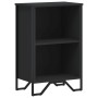 Estantería madera de ingeniería negro 50x31x74,5 cm de , Librerías y estanterías - Ref: Foro24-848599, Precio: 38,79 €, Descu...